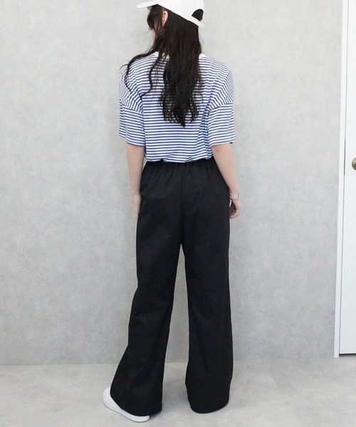 SELECT LEVERY(セレクトリベリー)の「接触冷感 イージーケアツイルツータックパンツ(その他パンツ・レディース・アイボリー/ブラック/ベージュ/チャコール・MEDIUM)」の20枚目の写真
