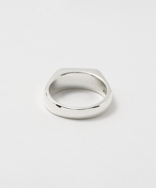 XOLO（ショロ）の「＜XOLO＞シグネット リング THICK（リング・メンズ・シルバー・M/L）」の2枚目の写真