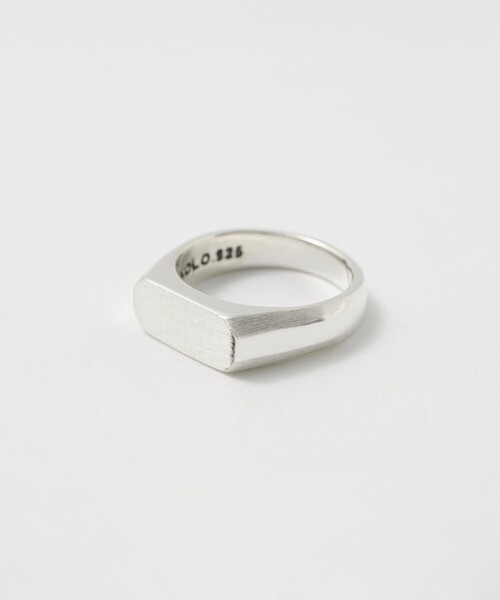 XOLO（ショロ）の「＜XOLO＞シグネット リング THICK（リング・メンズ・シルバー・M/L）」の3枚目の写真
