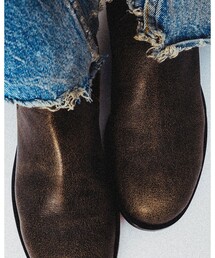 BEAMS | 【別注】PADRONE / SIDE GORE BOOTS "CRACK"(ドレスシューズ)