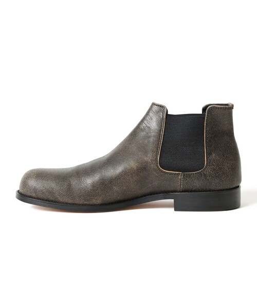 BEAMS(ビームス)の「【別注】PADRONE / SIDE GORE BOOTS "CRACK"(ドレスシューズ・メンズ・ブラック・43/42/41/40)」の3枚目の写真