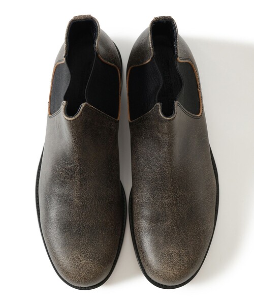 BEAMS(ビームス)の「【別注】PADRONE / SIDE GORE BOOTS "CRACK"(ドレスシューズ・メンズ・ブラック・43/42/41/40)」の5枚目の写真