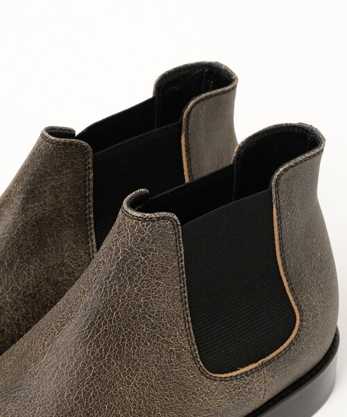 BEAMS(ビームス)の「【別注】PADRONE / SIDE GORE BOOTS "CRACK"(ドレスシューズ・メンズ・ブラック・43/42/41/40)」の12枚目の写真
