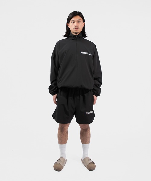 FOG ESSENTIALS（エフオージーエッセンシャルズ）の「ESSENTIALS NBA 1 2 ZIP TRACK JACKET エッセンシャルズ（その他アウター・メンズ・ブラック・X-SMALL/SMALL/MEDIUM/LARGE）」の4枚目の写真