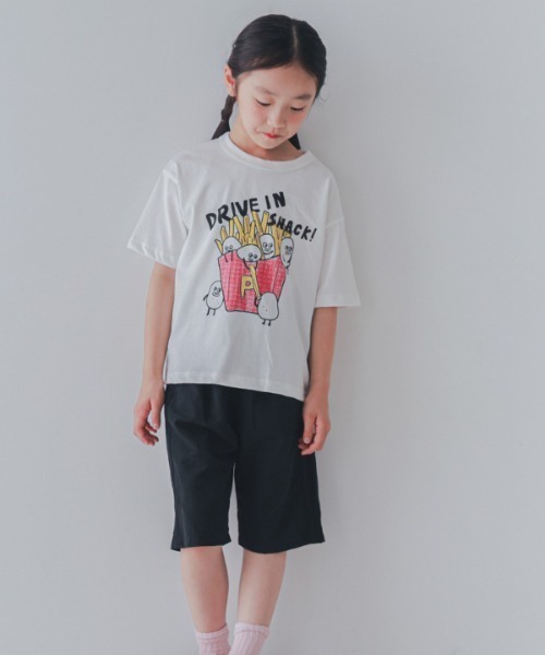jeans-b 2nd(ジーンズベーセカンド)の「Jeans-b 2nd/ジーンズベーセカンド POTATOTシャツ(Tシャツ/カットソー・キッズ・ネイビー/ピンク/オフホワイト・160cm/150cm/140cm/130cm/120cm/110cm)」の18枚目の写真