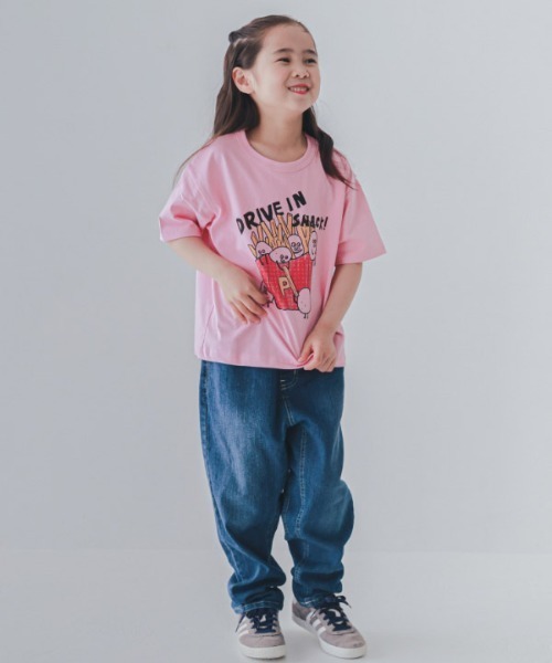 jeans-b 2nd(ジーンズベーセカンド)の「Jeans-b 2nd/ジーンズベーセカンド POTATOTシャツ(Tシャツ/カットソー・キッズ・ネイビー/ピンク/オフホワイト・160cm/150cm/140cm/130cm/120cm/110cm)」の20枚目の写真