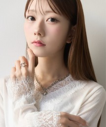 Ms.yuu by Nothing And Others（ミスユーバイナッシングアンドアザーズ）の「【AKB48 千葉恵里さん着用】Ms.yuu by Nothing And Others/ハートボリュームチェーンネックレス（ネックレス）」