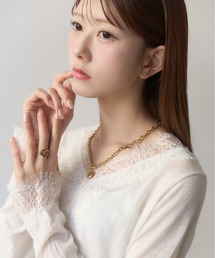 Ms.yuu by Nothing And Others（ミスユーバイナッシングアンドアザーズ）の「【AKB48 千葉恵里さん着用】Ms.yuu by Nothing And Others/ハートボリュームチェーンネックレス（ネックレス）」