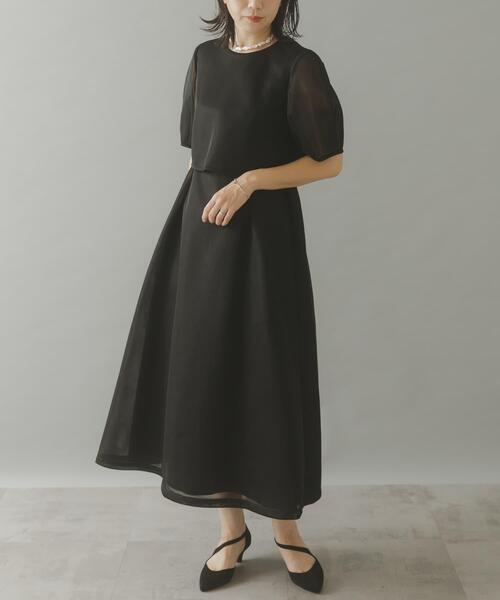 セール】kaene シアーダンボールニットドレス（ワンピース）｜URBAN