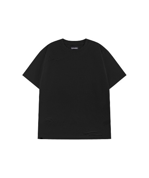 Hypolygon（ハイポリゴン）の「Tシャツ｜Distressed Tee｜Hypolygon（Tシャツ/カットソー・メンズ・ホワイト/ブラック・SMALL/MEDIUM/LARGE）」の2枚目の写真