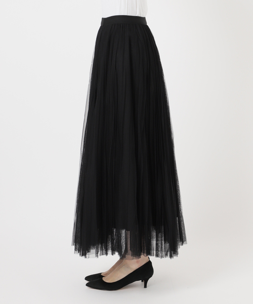 Spick & Span(スピックアンドスパン)の「《追加2》ランダムチュールプリーツスカート(スカート・レディース・グレー/モカ・36/38)」の20枚目の写真