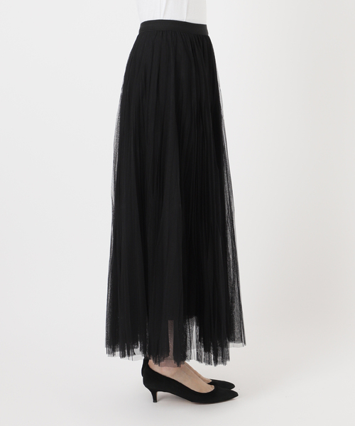 Spick & Span(スピックアンドスパン)の「《追加2》ランダムチュールプリーツスカート(スカート・レディース・グレー/モカ・36/38)」の22枚目の写真