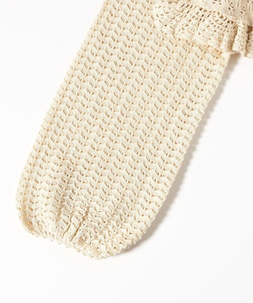 BEAMS BOY（ビームスボーイ）の「レース ニット ボレロ（ニット/セーター・レディース・ホワイト系その他7/ネイビー・ONE SIZE）」の17枚目の写真
