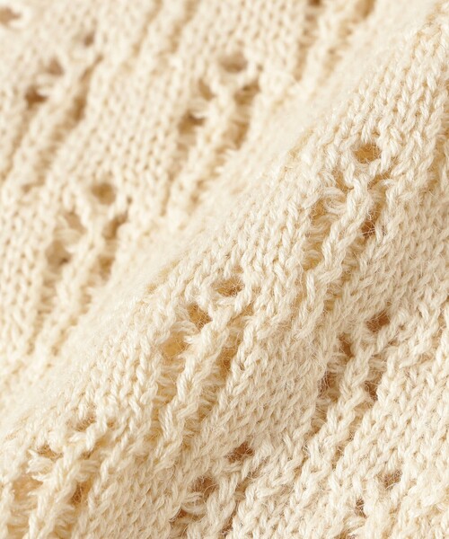 BEAMS BOY（ビームスボーイ）の「レース ニット ボレロ（ニット/セーター・レディース・ホワイト系その他7/ネイビー・ONE SIZE）」の20枚目の写真