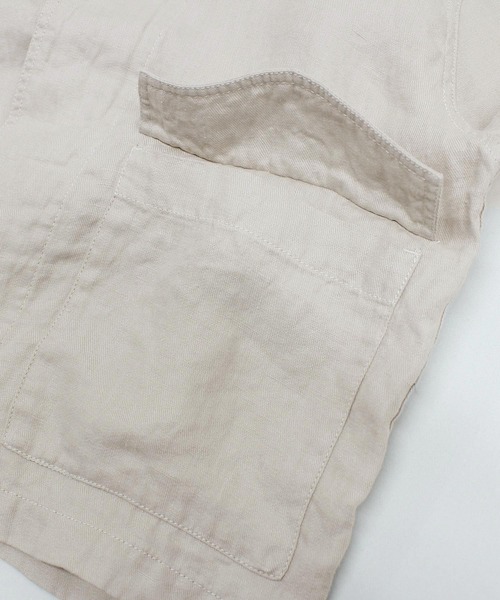 RNA-N（アールエヌエーエヌ）の「J2180 リネンツイルジャケット（ノーカラージャケット・レディース・ライトホワイト/ブラック・FREE）」の17枚目の写真