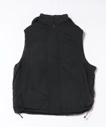 ATELANE（アテレーン）の「《ATELANE》ナイロンワッシャールーズシルエット中綿ベスト（ダウンベスト）」