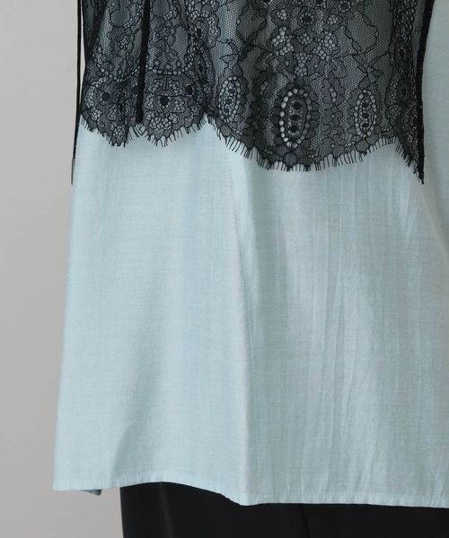 A part by（アパートバイ）の「【セットアイテム】キャミセットシャツ（シャツ/ブラウス・レディース・オフホワイト/ピンク系その他/ライトブルー・FREE）」の19枚目の写真