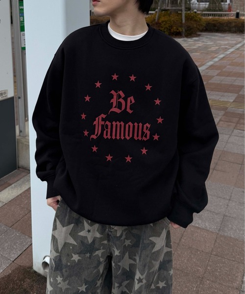 sedacle(セダクル)の「プリント裏起毛スウェット(スウェット・メンズ・グレー/ブラック・SMALL/MEDIUM/LARGE)」の2枚目の写真