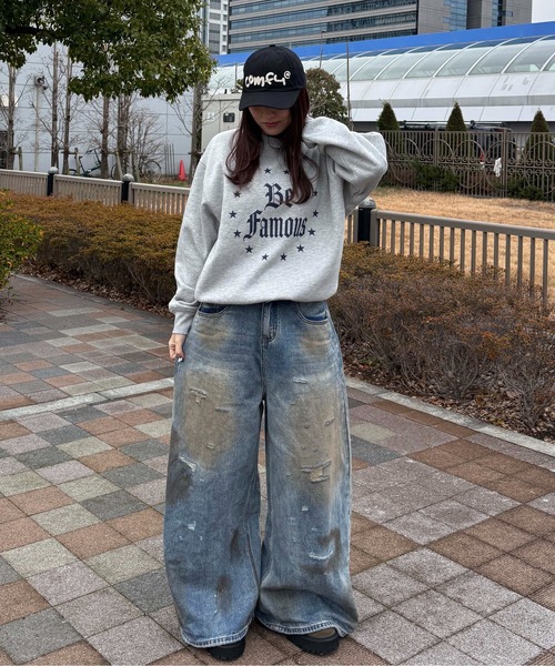 sedacle(セダクル)の「プリント裏起毛スウェット(スウェット・メンズ・グレー/ブラック・SMALL/MEDIUM/LARGE)」の20枚目の写真
