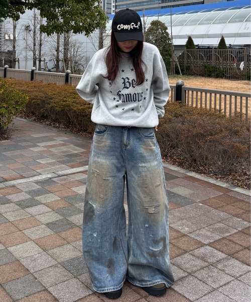 sedacle(セダクル)の「プリント裏起毛スウェット(スウェット・メンズ・グレー/ブラック・SMALL/MEDIUM/LARGE)」の21枚目の写真