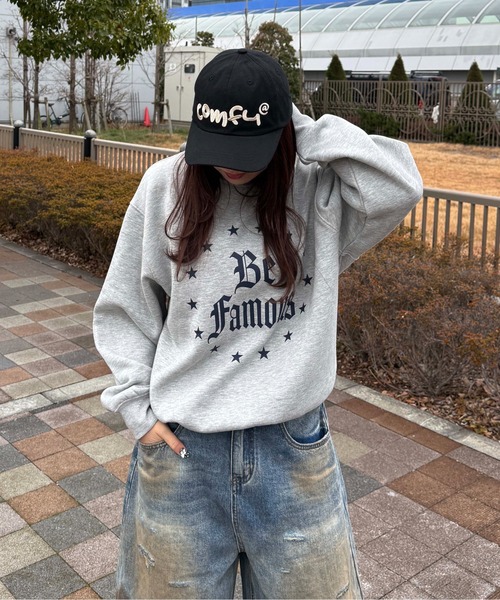 sedacle(セダクル)の「プリント裏起毛スウェット(スウェット・メンズ・グレー/ブラック・SMALL/MEDIUM/LARGE)」の16枚目の写真