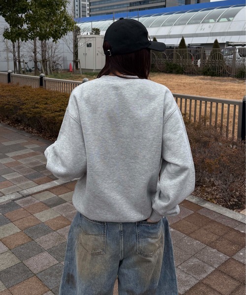 sedacle(セダクル)の「プリント裏起毛スウェット(スウェット・メンズ・グレー/ブラック・SMALL/MEDIUM/LARGE)」の18枚目の写真