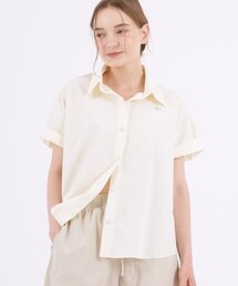 THE-ABON（エイボン）の「Wフィッシャーマンコットンハーフシャツクリーム（シャツ/ブラウス）」
