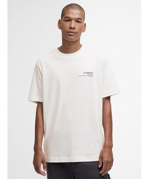 Barbour(バブアー)の「Parkend グラフィック Tシャツ(Tシャツ/カットソー・メンズ・ブラウン/レッド/ホワイト/ブラック・MEDIUM/SMALL/LARGE)」の2枚目の写真