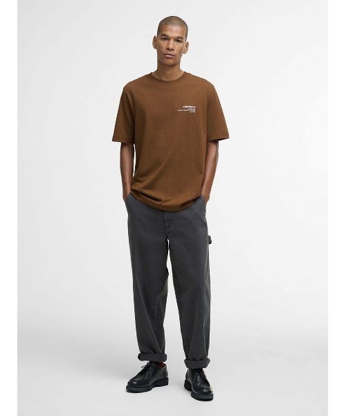 Barbour(バブアー)の「Parkend グラフィック Tシャツ(Tシャツ/カットソー・メンズ・ブラウン/レッド/ホワイト/ブラック・MEDIUM/SMALL/LARGE)」の8枚目の写真