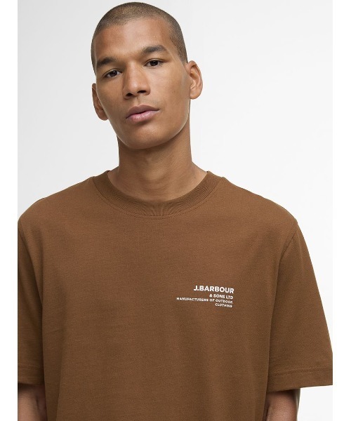 Barbour(バブアー)の「Parkend グラフィック Tシャツ(Tシャツ/カットソー・メンズ・ブラウン/レッド/ホワイト/ブラック・MEDIUM/SMALL/LARGE)」の11枚目の写真