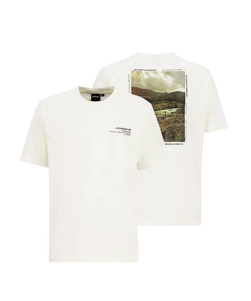 Barbour(バブアー)の「Parkend グラフィック Tシャツ(Tシャツ/カットソー・メンズ・ブラウン/レッド/ホワイト/ブラック・MEDIUM/SMALL/LARGE)」の18枚目の写真