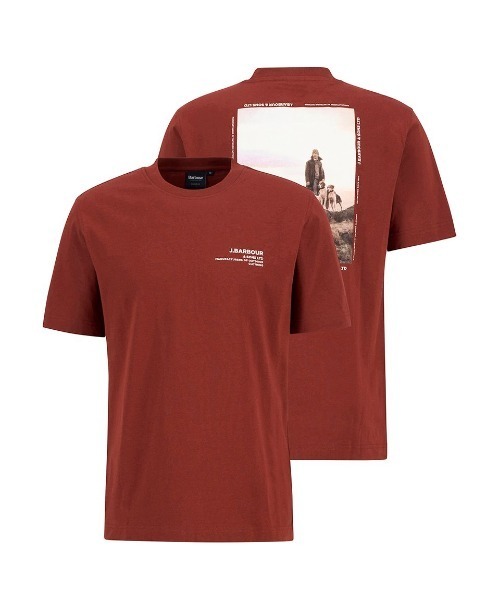 Barbour(バブアー)の「Parkend グラフィック Tシャツ(Tシャツ/カットソー・メンズ・ブラウン/レッド/ホワイト/ブラック・MEDIUM/SMALL/LARGE)」の22枚目の写真