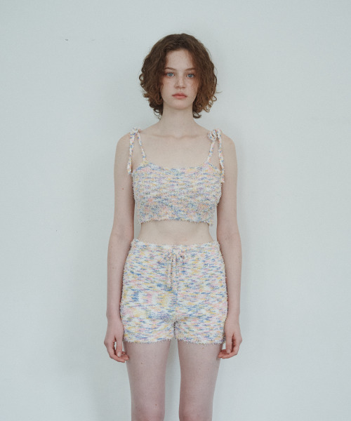 FUN FROM FUN（ファンフロムファン）の「TAFFY CANDY TOP, PINK MARBLE（Tシャツ/カットソー・レディース・その他・ONE SIZE）」の4枚目の写真