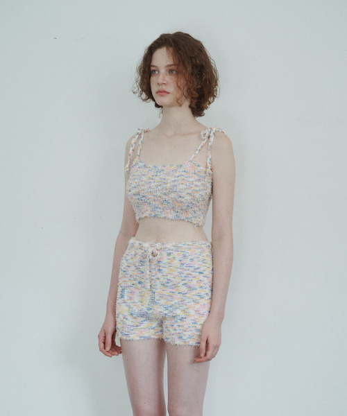 FUN FROM FUN（ファンフロムファン）の「TAFFY CANDY TOP, PINK MARBLE（Tシャツ/カットソー・レディース・その他・ONE SIZE）」の5枚目の写真