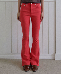 HAINT（ヘイント）の「VIVID SLIM BOOTCUT PANTS_7COLORS_RED（その他パンツ）」