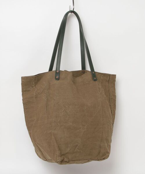BrownBrown(ブラウンブラウン)の「【BrownBrown】ブラウンブラウン/ リメイクダッフルトートバック(トートバッグ・メンズ・グリーン系その他・FREE)」の2枚目の写真