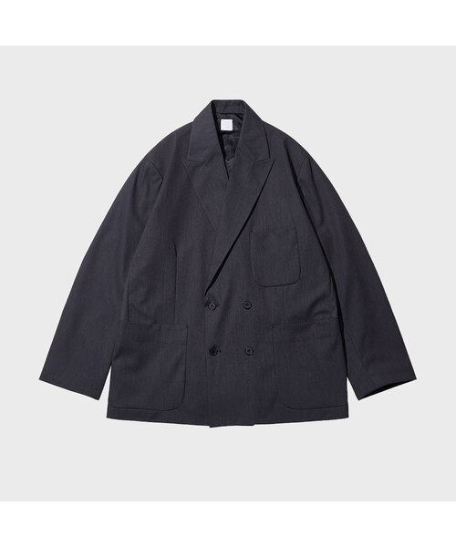 TY(ティワイ)の「クラシックダブルジャケット, チャコール(テーラードジャケット・メンズ・その他・L/M)」の1枚目の写真