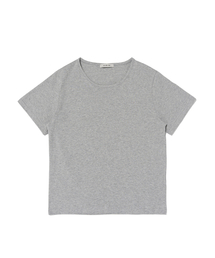シルケットレイヤード半袖Tシャツ(グレー)
