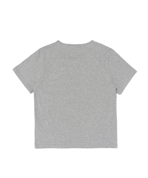 ROIDESROIS(ロワデロワ)の「シルケットレイヤード半袖Tシャツ(グレー)(Tシャツ/カットソー・レディース・その他・FREE)」の2枚目の写真