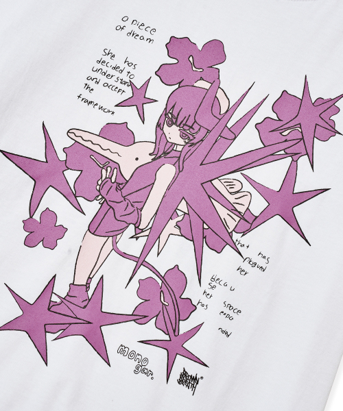 BROWNBREATH（ブラウンブレス）の「BXM W DREAM TEE - WHITE（Tシャツ/カットソー・レディース・その他・S/M）」の3枚目の写真
