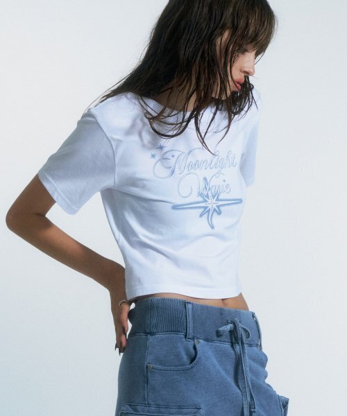 NOT KNOWING(ノットノーイング)の「Moonlight Ballet Top (WHITE)(Tシャツ/カットソー・レディース・その他・ONE SIZE)」の2枚目の写真