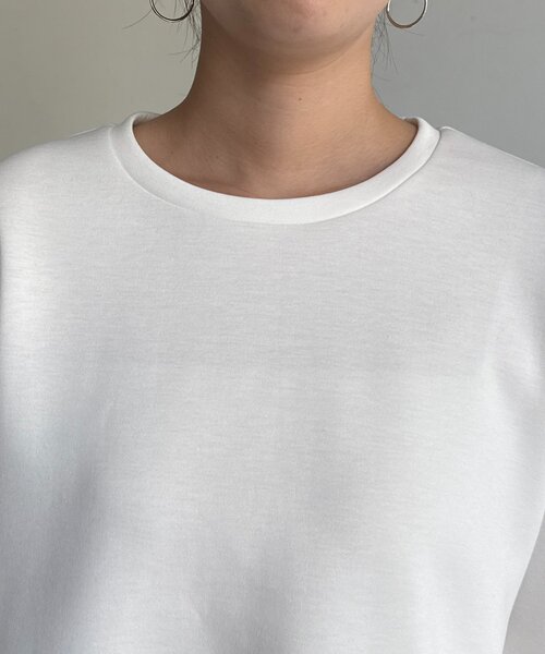 Chez toi(シェトワ)の「裾プリーツ切替プルオーバー(Tシャツ/カットソー・レディース・ミント/ブラック/ホワイト・FREE)」の16枚目の写真