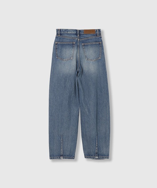 THINGS THAT MATTER(シングス ザット マター)の「CURVE SILHOUETTE DENIM / カーブ シルエット デニム / バルーン / バレルレッグ(デニムパンツ・レディース・ブラック/ブルー・1/2)」の18枚目の写真