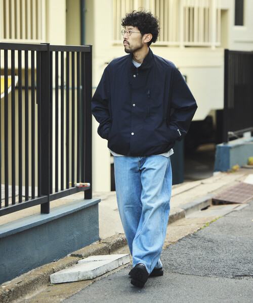 +phenix(プラスフェニックス)の「+phenix/プラスフェニックス 別注 GORE-TEX WINDSTOPPER HARRINGTON JACKET/ゴアテックス ウインドストッパー ハリントン ジャケット(ブルゾン・メンズ・グレー/ネイビー/ブラック・LARGE/MEDIUM/SMALL)」の4枚目の写真