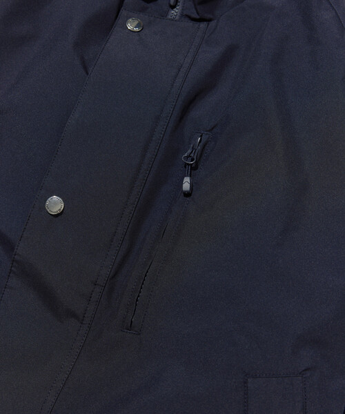 +phenix(プラスフェニックス)の「+phenix/プラスフェニックス 別注 GORE-TEX WINDSTOPPER HARRINGTON JACKET/ゴアテックス ウインドストッパー ハリントン ジャケット(ブルゾン・メンズ・グレー/ネイビー/ブラック・LARGE/MEDIUM/SMALL)」の7枚目の写真