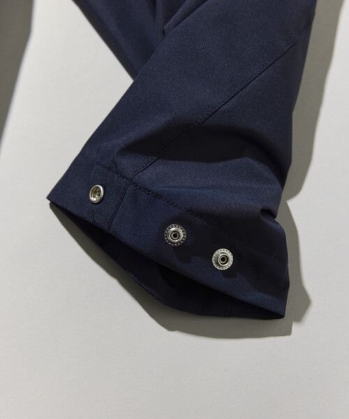 +phenix(プラスフェニックス)の「+phenix/プラスフェニックス 別注 GORE-TEX WINDSTOPPER HARRINGTON JACKET/ゴアテックス ウインドストッパー ハリントン ジャケット(ブルゾン・メンズ・グレー/ネイビー/ブラック・LARGE/MEDIUM/SMALL)」の11枚目の写真