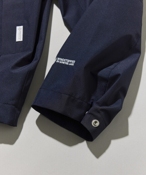 +phenix(プラスフェニックス)の「+phenix/プラスフェニックス 別注 GORE-TEX WINDSTOPPER HARRINGTON JACKET/ゴアテックス ウインドストッパー ハリントン ジャケット(ブルゾン・メンズ・グレー/ネイビー/ブラック・LARGE/MEDIUM/SMALL)」の18枚目の写真
