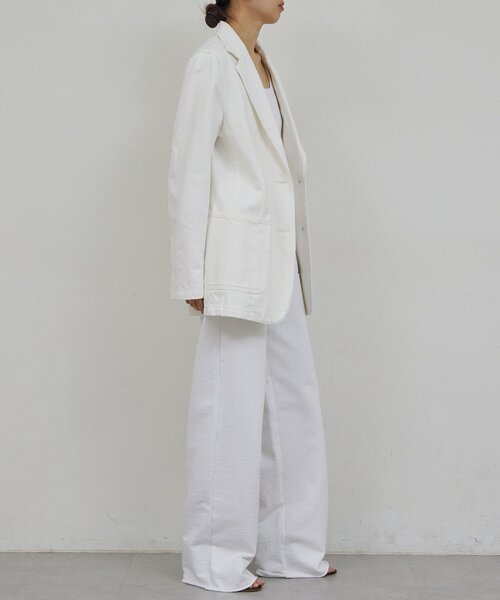 GALLARDAGALANTE（ガリャルダガランテ）の「【PEAS】【セットアップ対応】デニムブレザー（デニムジャケット・レディース・ブルー/ホワイト・FREE）」の10枚目の写真