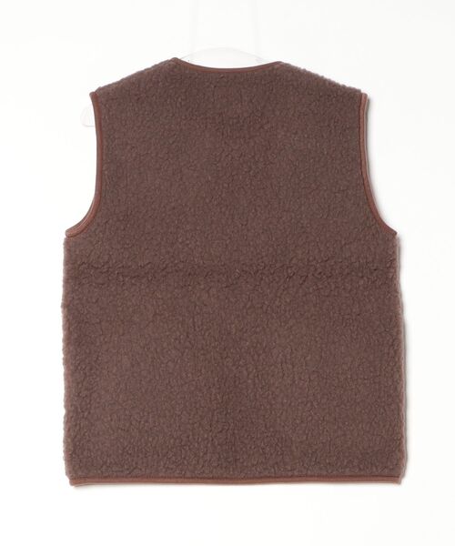COLD BREAKER(コールドブレーカー)の「COLD BREAKER WOOL VEST PEPTICO コールドブレイカー ウールベスト(ベスト・レディース・ライトベージュ/チョコ/チャコールグレー/ナチュラル/ブラック/シルバーグレー・MEDIUM/SMALL/X-SMALL)」の17枚目の写真