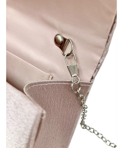 WILLSELECTION(ウィルセレクション)の「パールプリーツデザインバッグ(ショルダーバッグ・レディース・ネイビー/ピンク・FREE)」の9枚目の写真